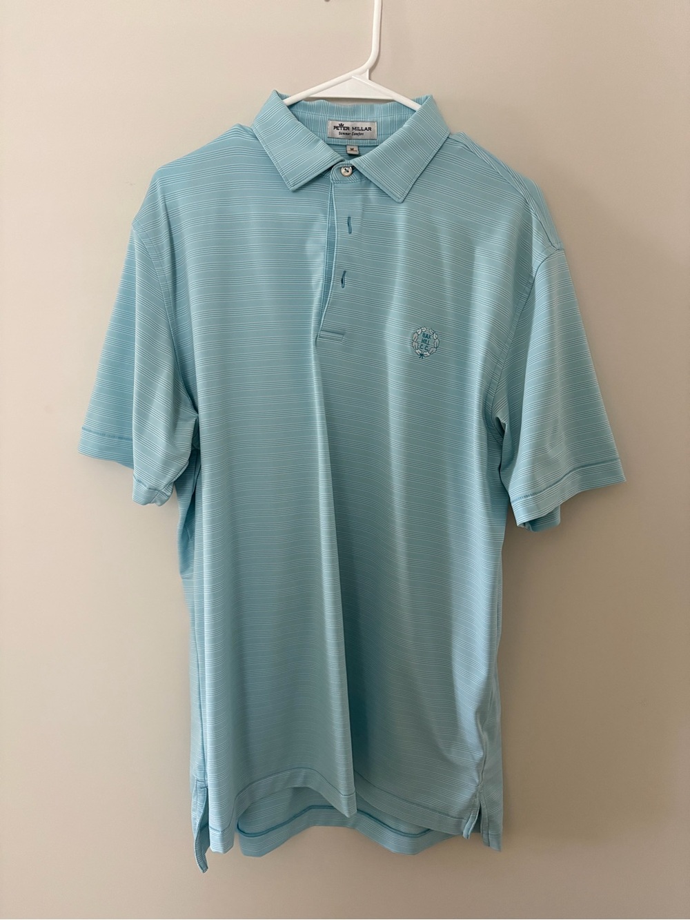 Peter Millar Oak Hill Country Club Sky Blue Short-Sleeve Polo